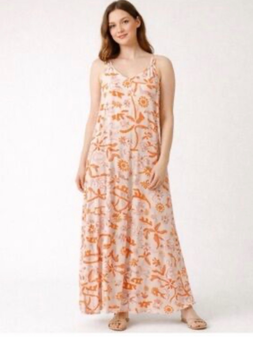Label of Love NWT size Large Women's seaside  & Floral Maxi sunDress